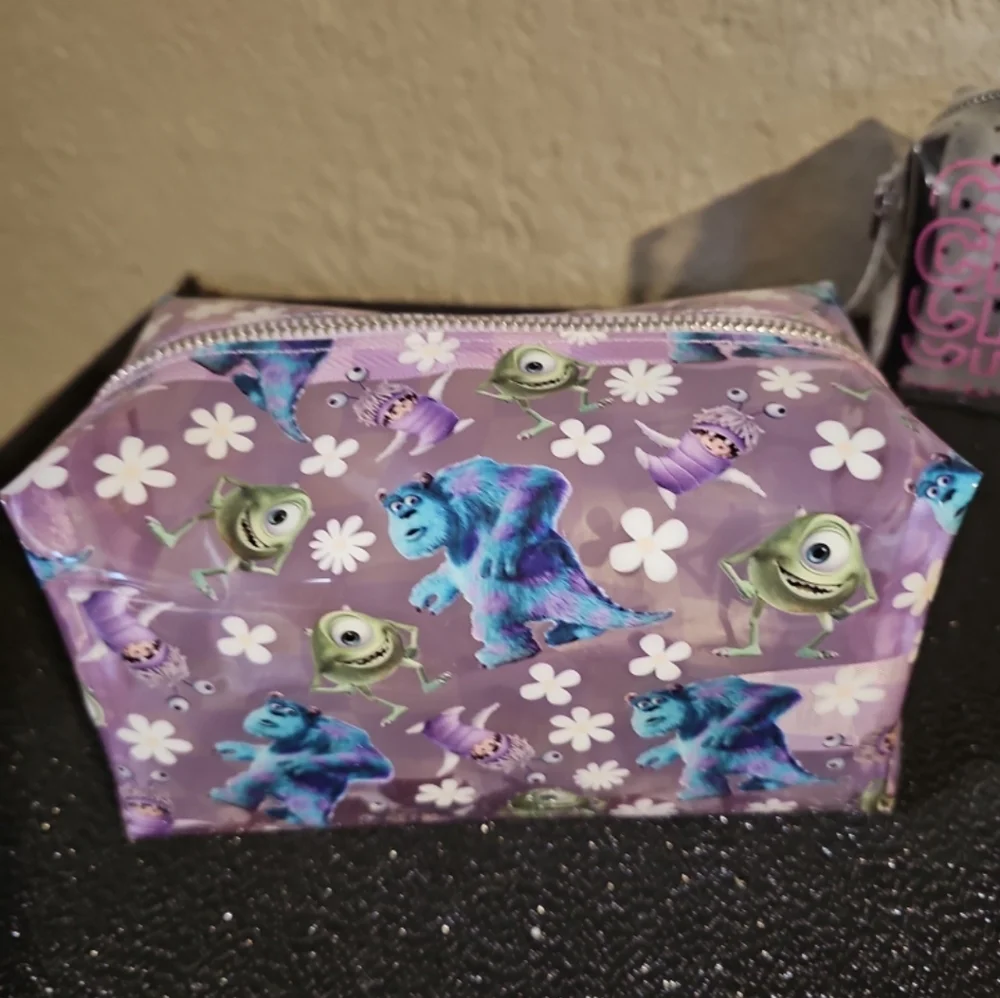 Skinny Pop Disney Makeup Bag Set - Monsters, Inc. & 101 Dalmatians